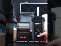 Analista de aliento de alcohol de tamaño pequeño Analista de alcohol en sangre personal ligero